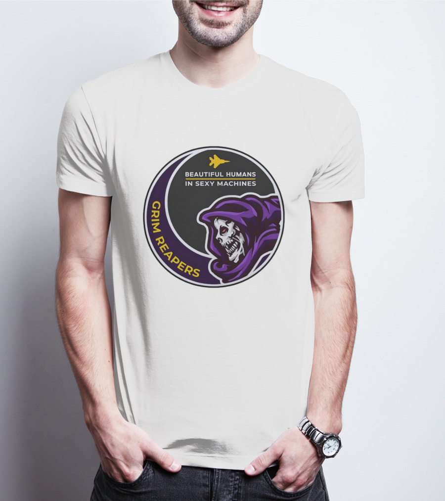 Grim Reapers Beautiful Humans In Sexy Machines Jet Pilot T-Shirt