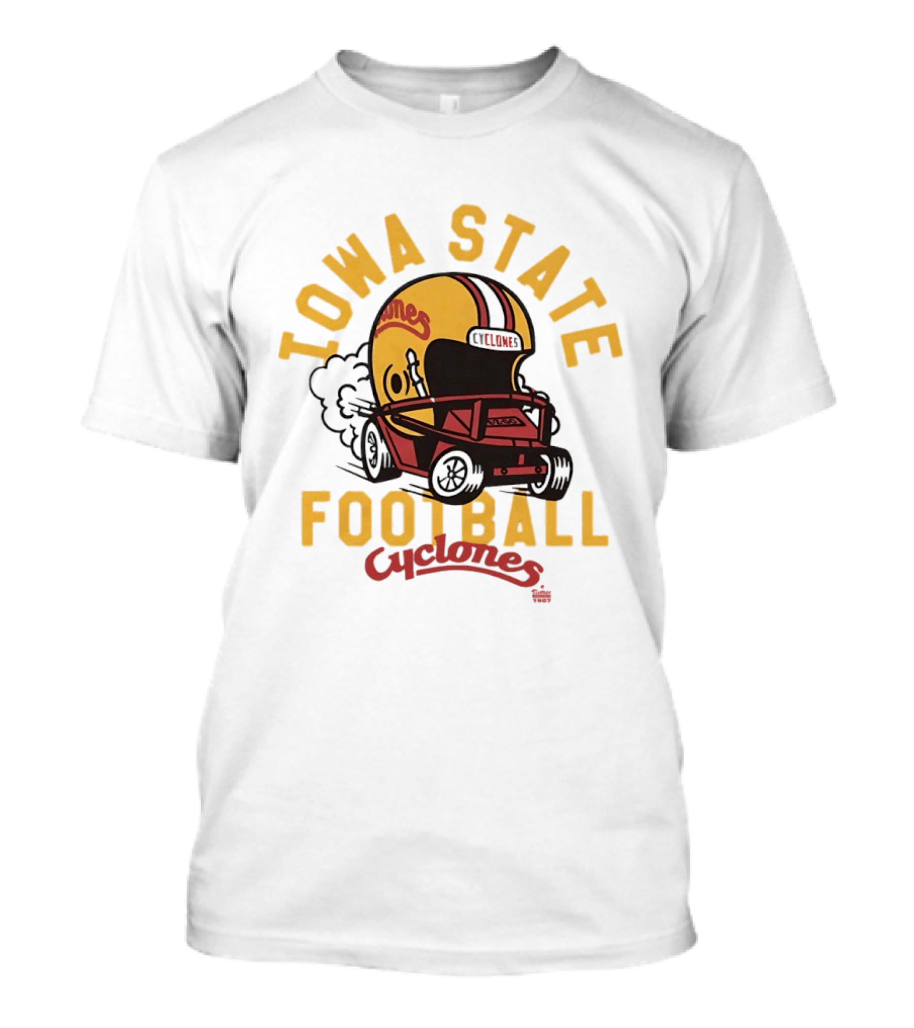 Iowa State Cyclones Helmet Football Team Fan Gear T-Shirt