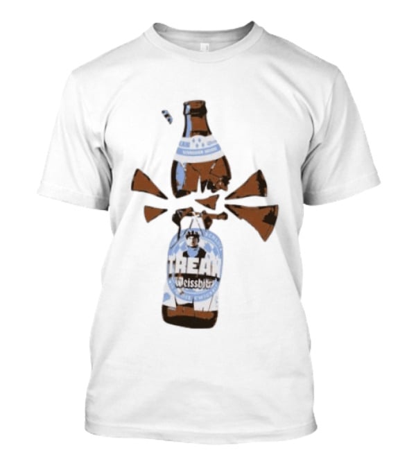 Tream Weissbier Vom Ersten Schluck Bis In Die Ewigkeit Schneider Weisse Exploding Beer Bottle T-Shirt