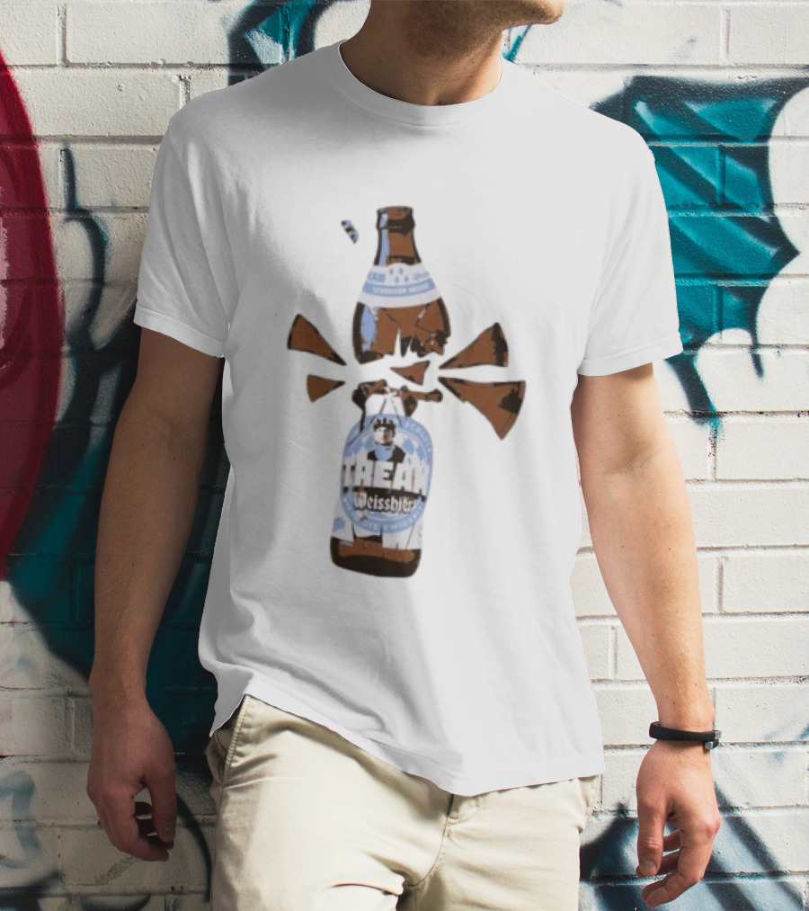 Tream Weissbier Vom Ersten Schluck Bis In Die Ewigkeit Schneider Weisse Exploding Beer Bottle T-Shirt