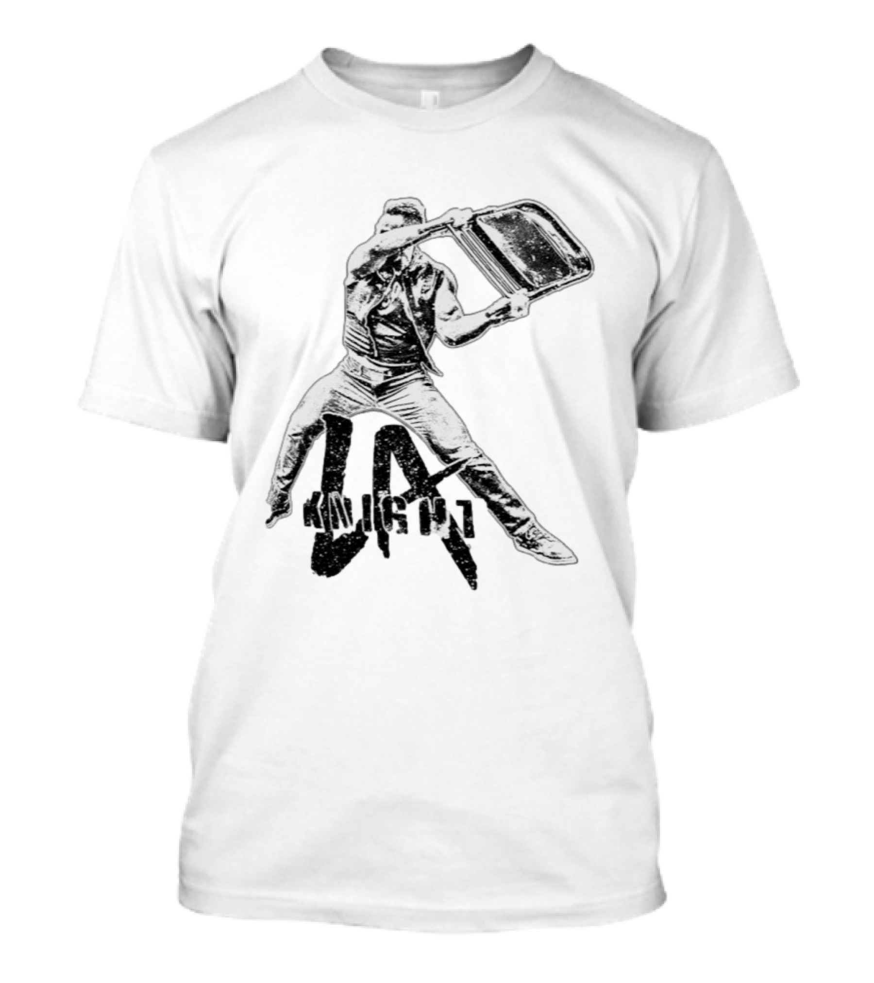 LA Knight Folding Chair Action Pose T-Shirt