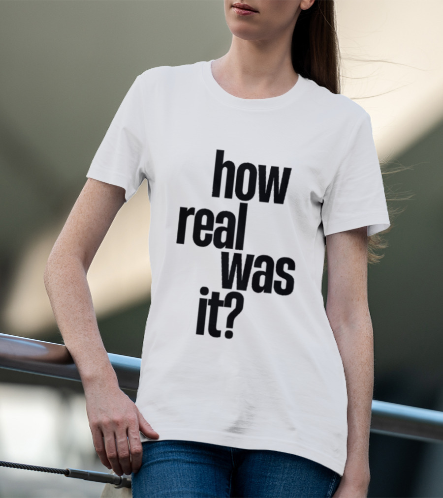 Asha Banks UK How Real Was It T-Shirt
