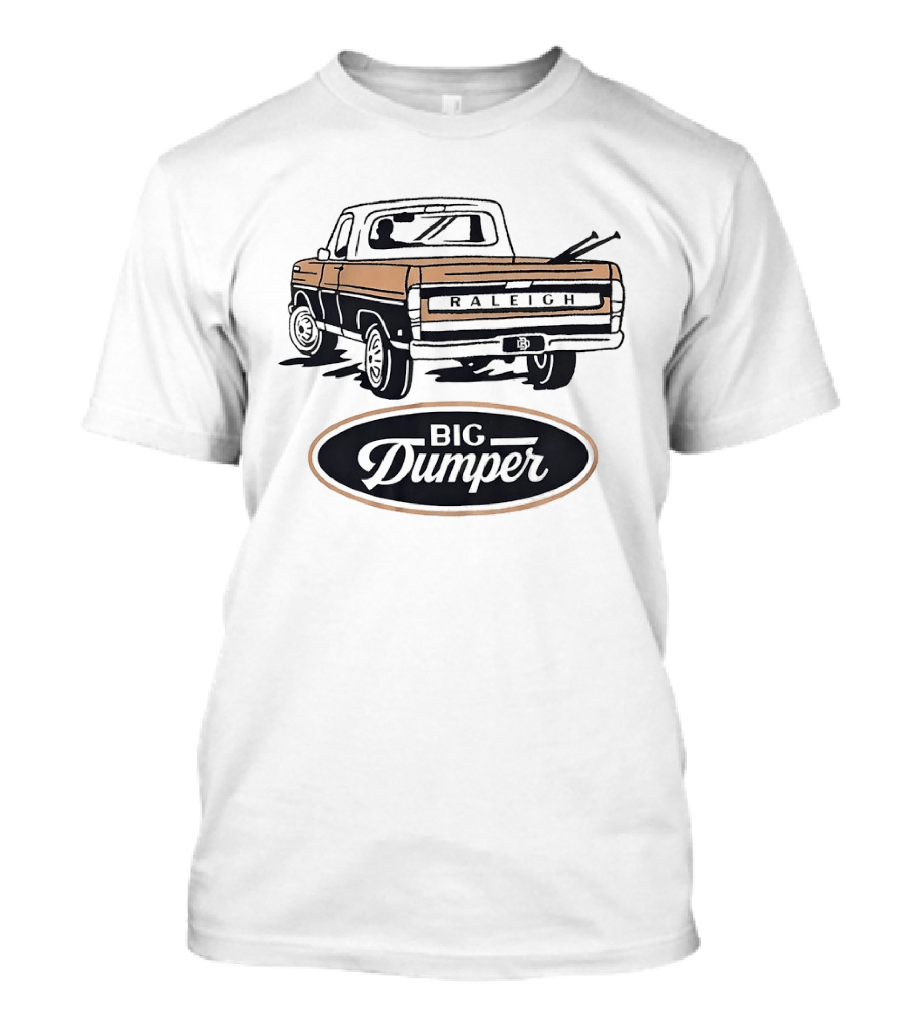 Big Dumper Raleigh Pickup Truck T-Shirt