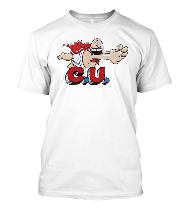 Captain Underpants CU Dav Pilkey Flying Hero T-Shirt
