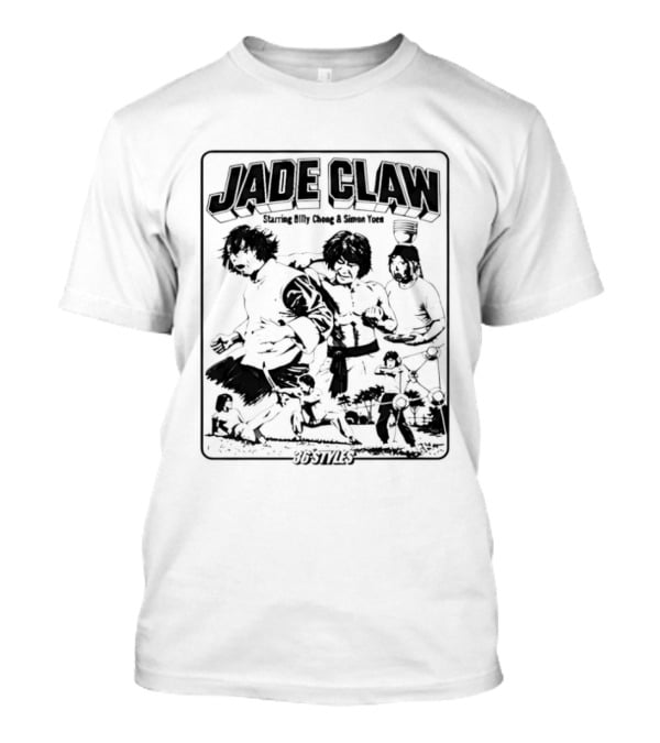 Billy Chong Simon Yuen Jade Claw 36 Styles Martial Arts Movie T-Shirt