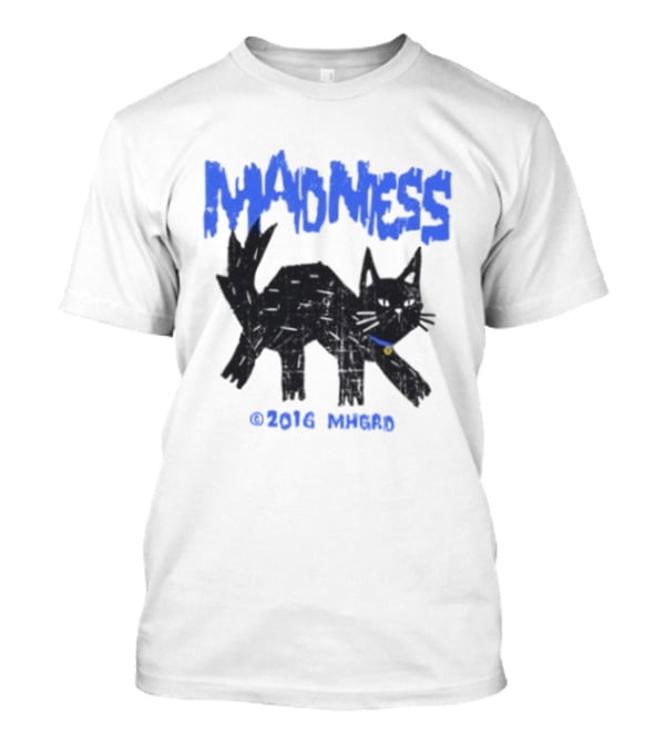 Madness Distressed Black Cat 2016 Madness MHGRD T-Shirt
