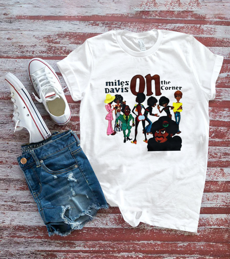 Miles Davis On The Corner Album Characters T-Shirt