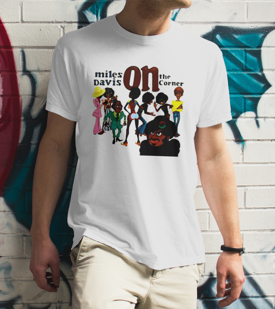 Miles Davis On The Corner Album Characters T-Shirt