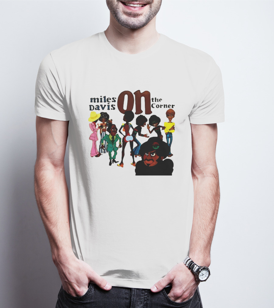 Miles Davis On The Corner Album Characters T-Shirt