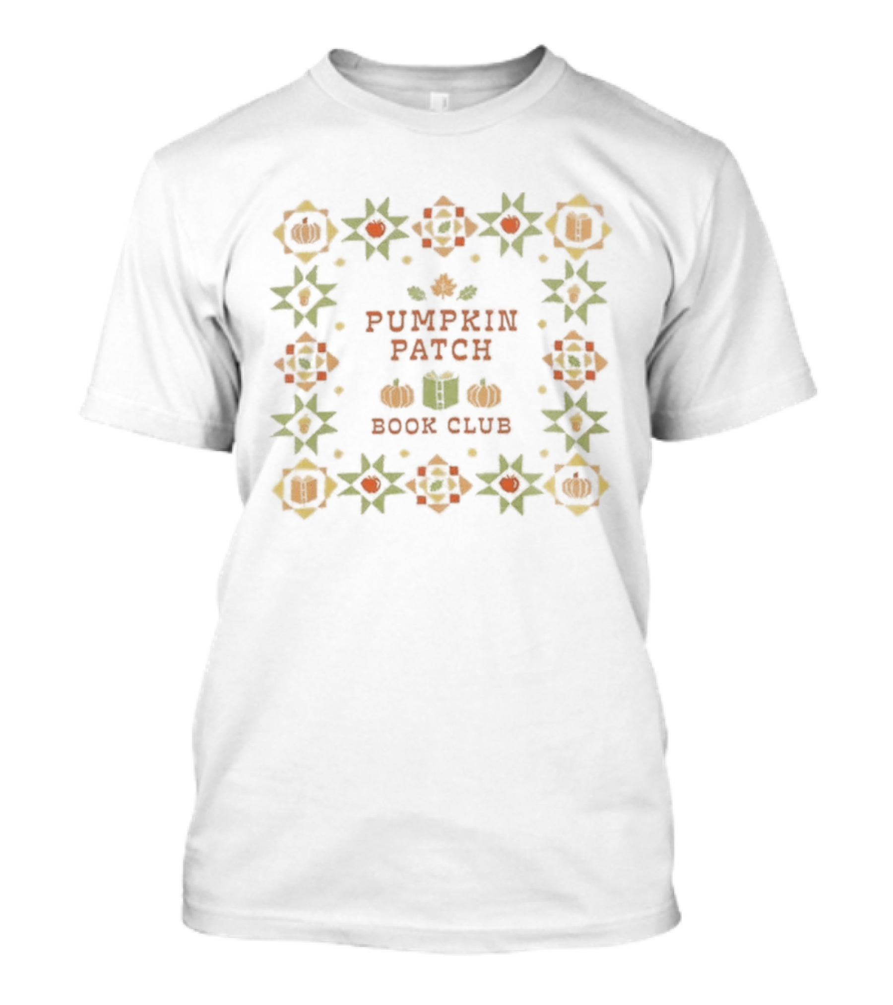 Pumpkin Patch Book Club Autumn Festival Reading Gathering T-Shirt