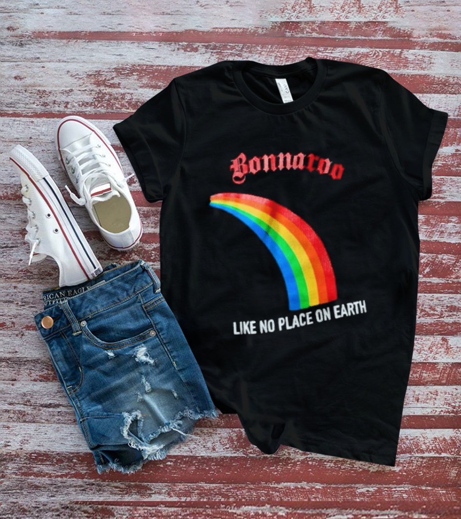 Bonnaroo Rainbow Like No Place On Earth Music Festival T-Shirt