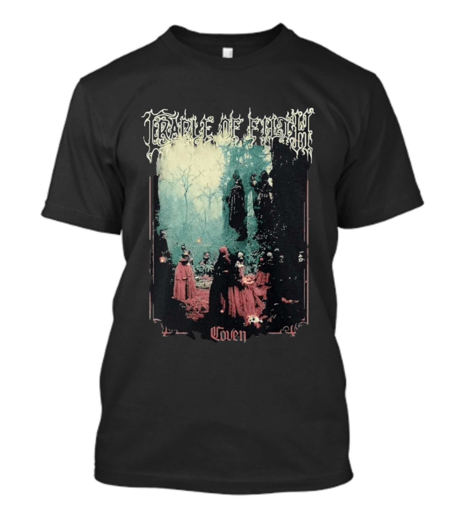 Cradle Of Filth Coven Gothic Gathering Under Moonlit Trees T-Shirt