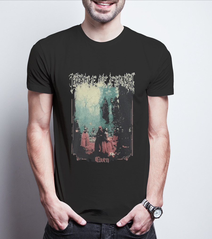 Cradle Of Filth Coven Gothic Gathering Under Moonlit Trees T-Shirt