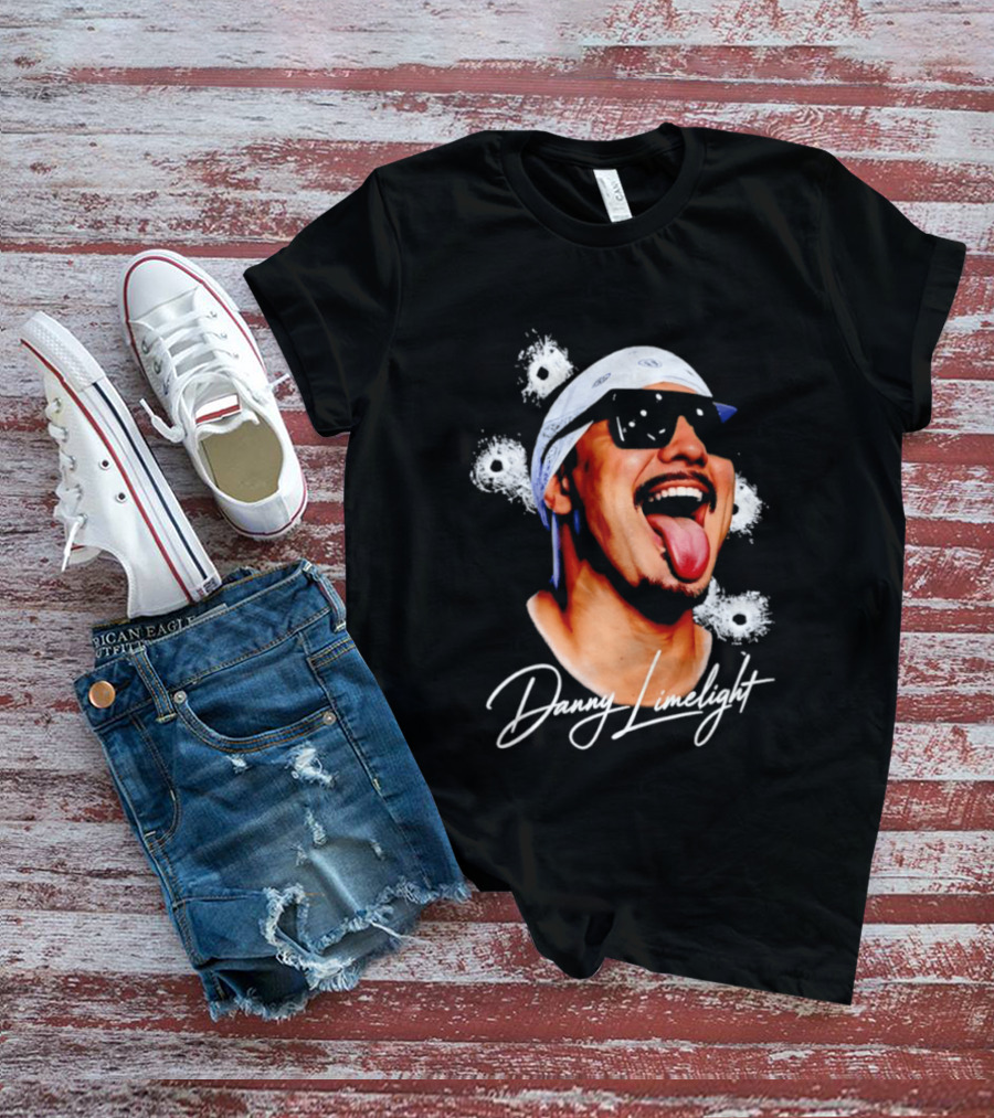 Danny Limelight Swag Bullet Holes Bandana Tattoo T-Shirt