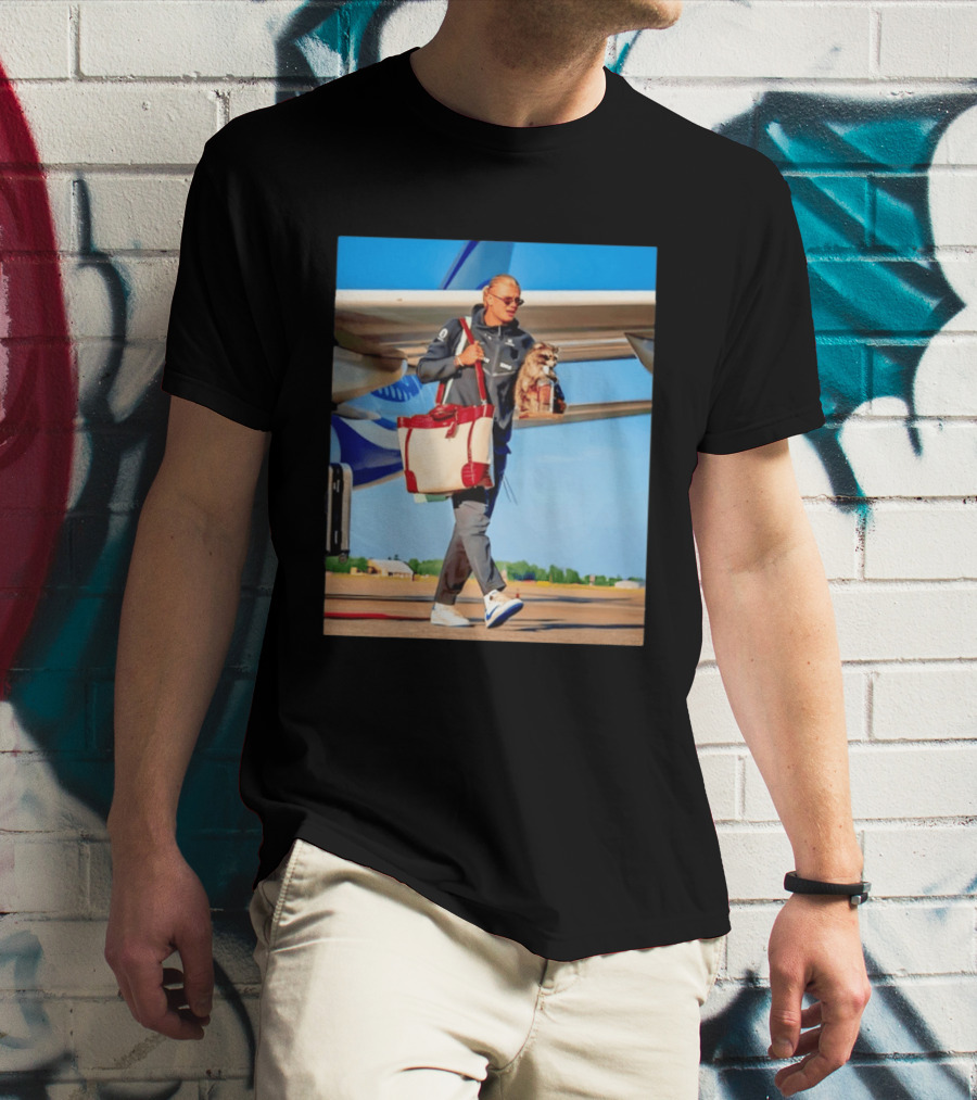 Erling Haaland Returns To Norway With Taxidermy Whiskey Raccoon T-Shirt