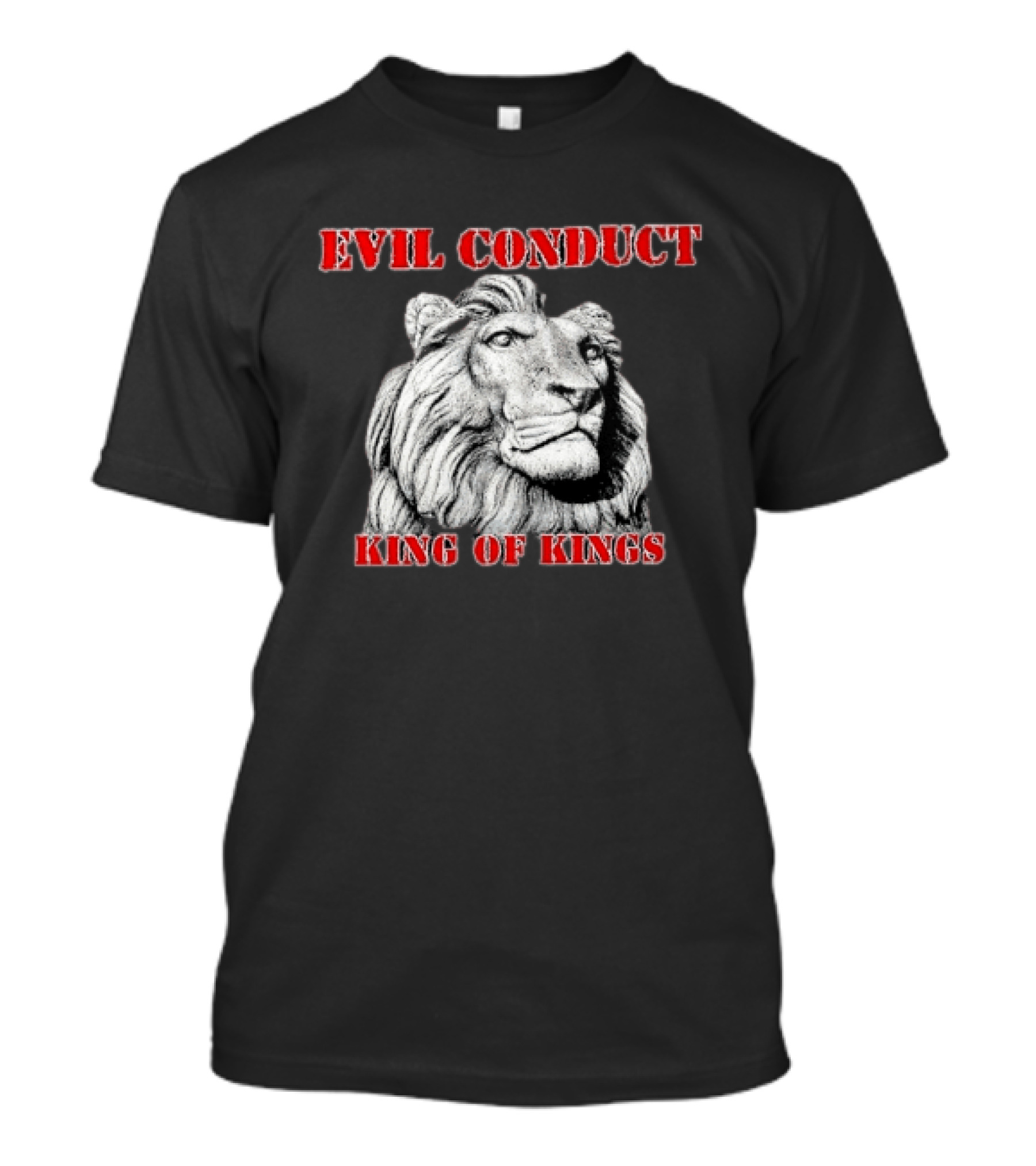 Evil Conduct King Of Kings Lion Oi Punk Skinhead T-Shirt