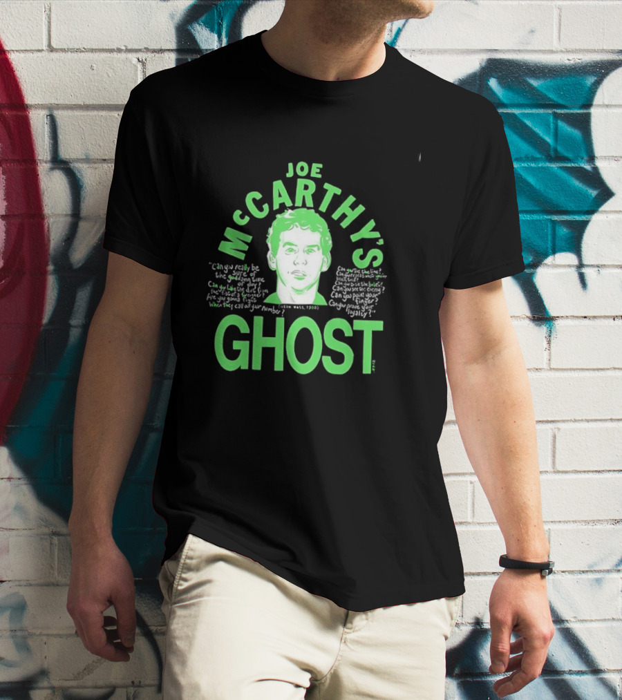 Joe McCarthy's Ghost Mike Watt 1980 Minutemen Punk Rock T-Shirt