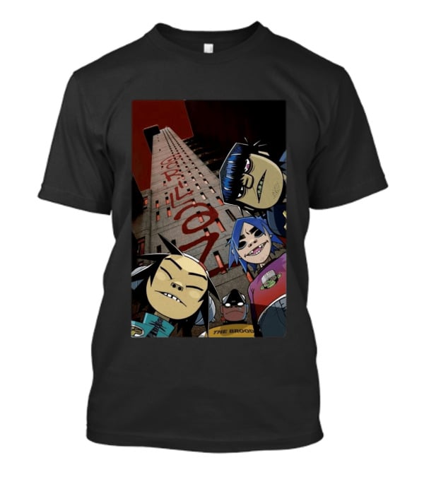 GORILLAZ Trellick Tower Characters The Brood T-Shirt