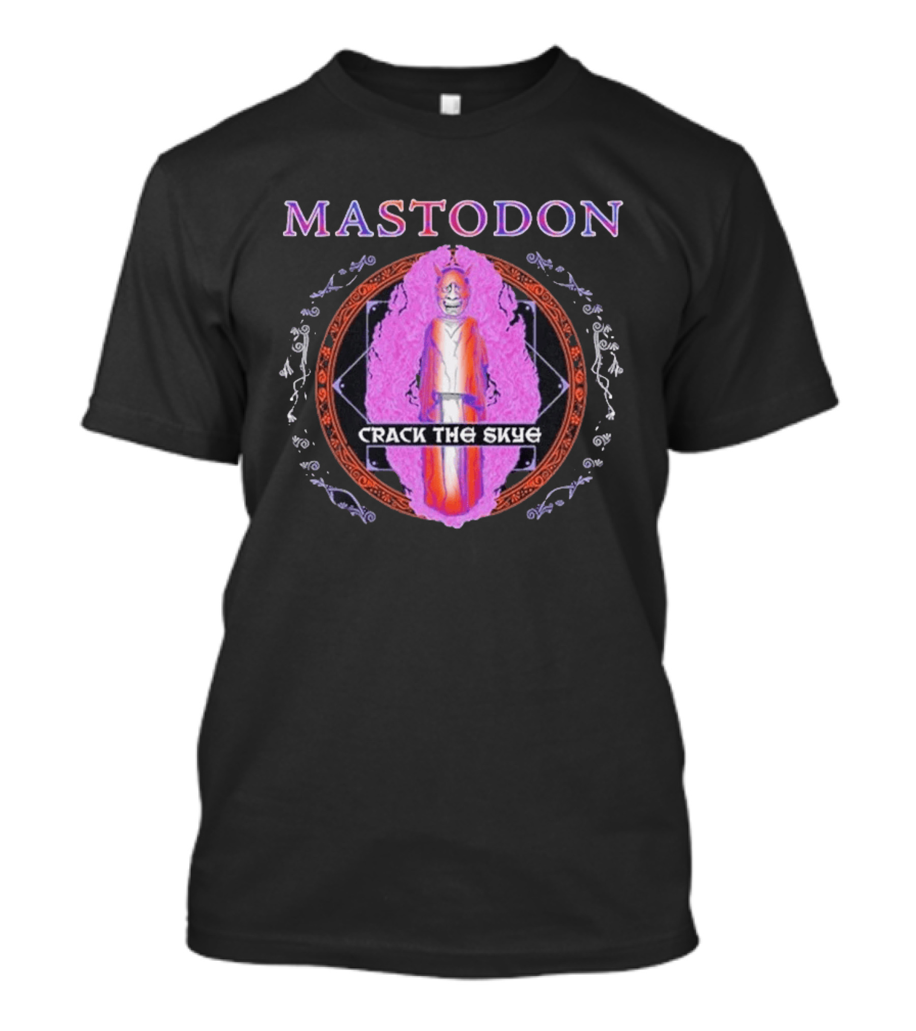 Mastodon Crack The Skye Ornate Oni Mandala T-Shirt