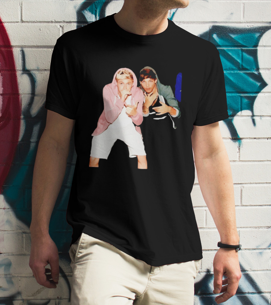 Niall Horan Louis Tomlinson One Direction Pose T-Shirt