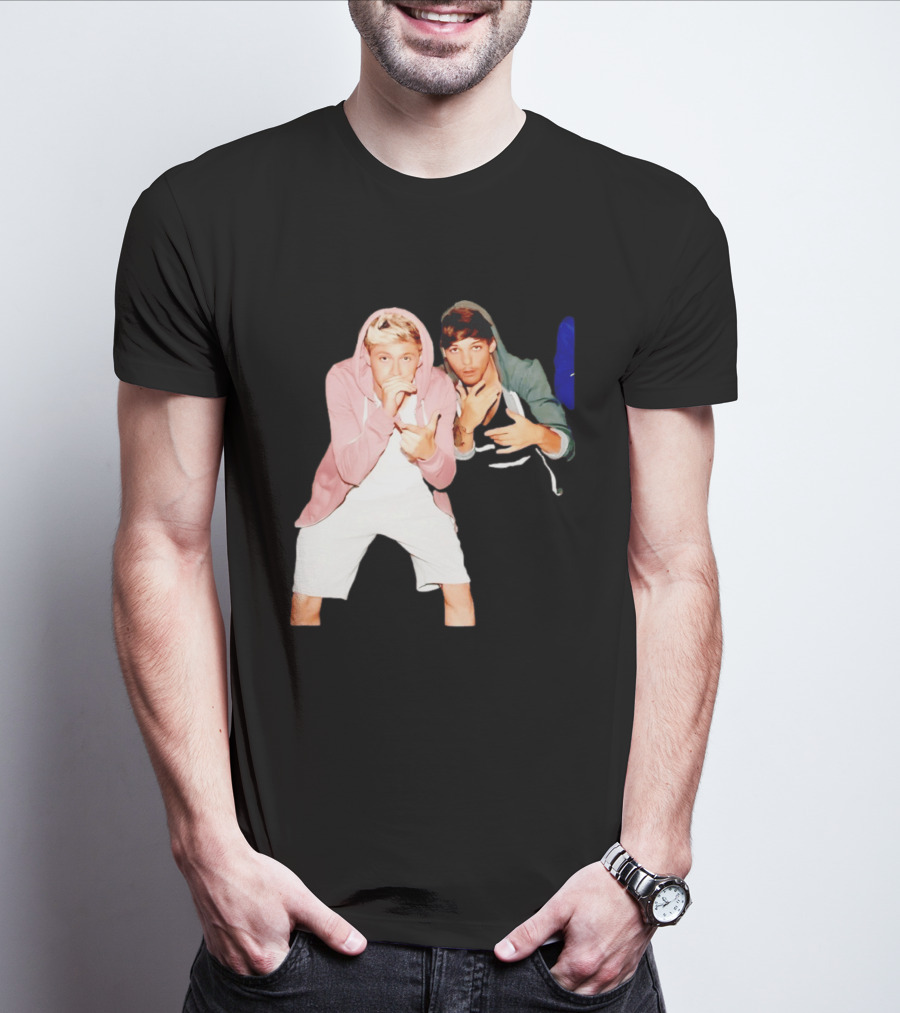 Niall Horan Louis Tomlinson One Direction Pose T-Shirt