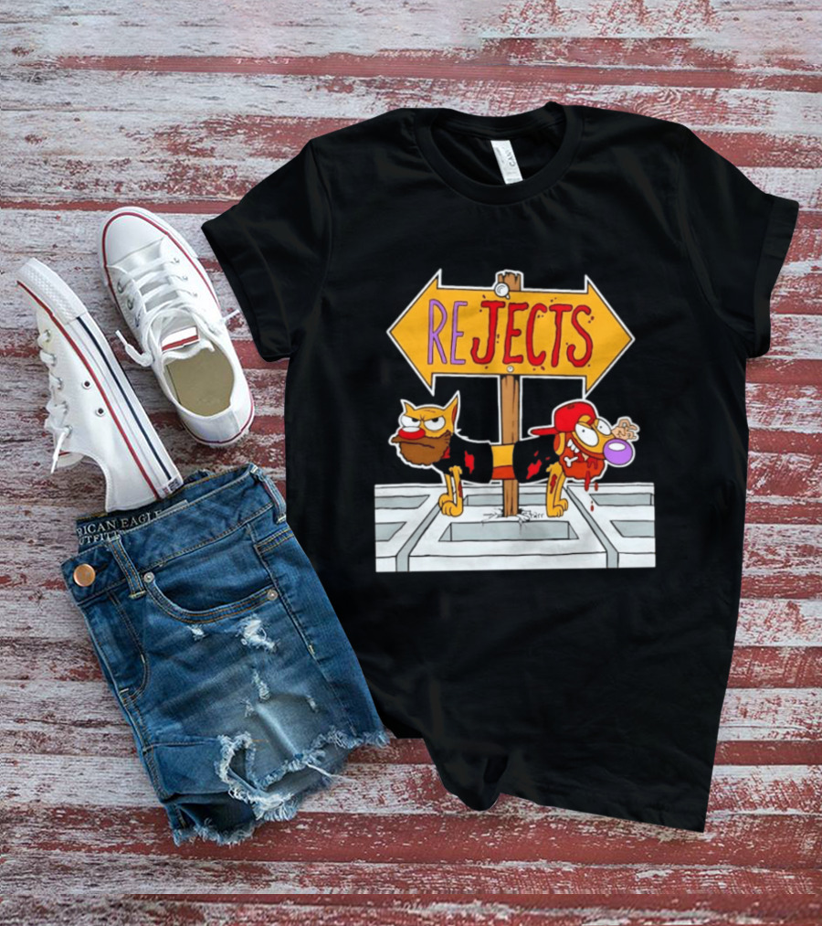 Nickelodeon CatDog Tough Guys Rejects Sign T-Shirt
