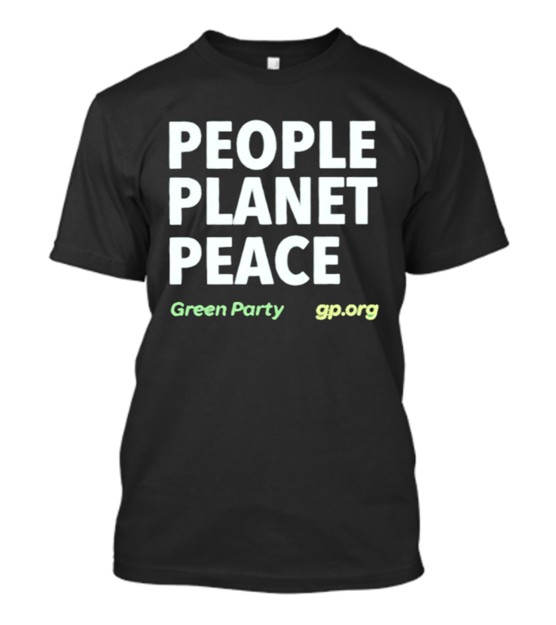 People Planet Peace Green Party Gp.org T-Shirt