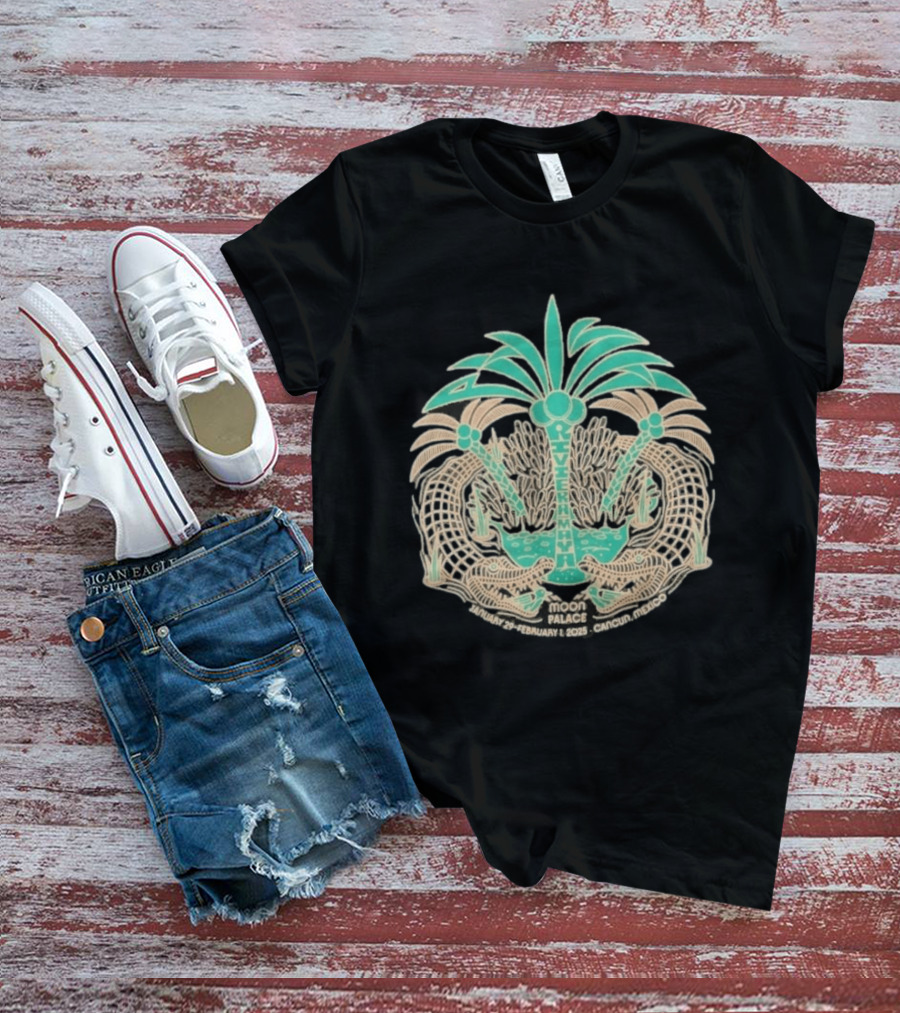 Phish Riviera Maya Moon Palace January 2025 Cancun Mexico Coconut Gators T-Shirt