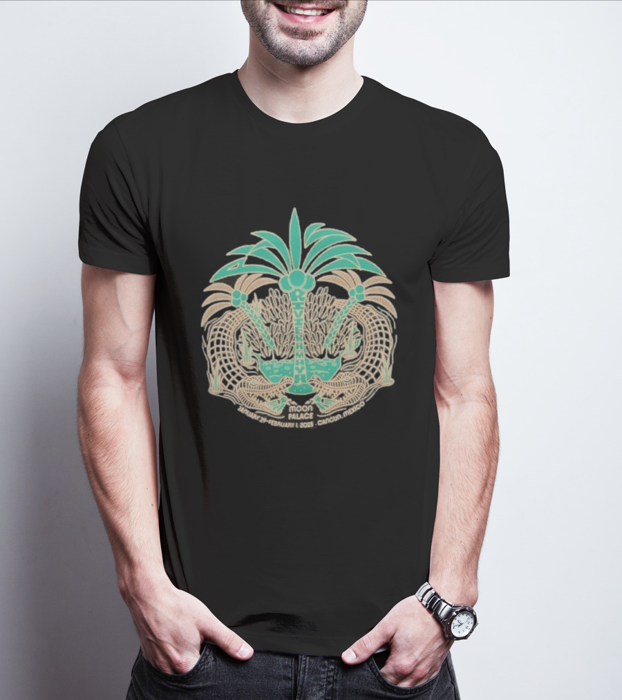 Phish Riviera Maya Moon Palace January 2025 Cancun Mexico Coconut Gators T-Shirt