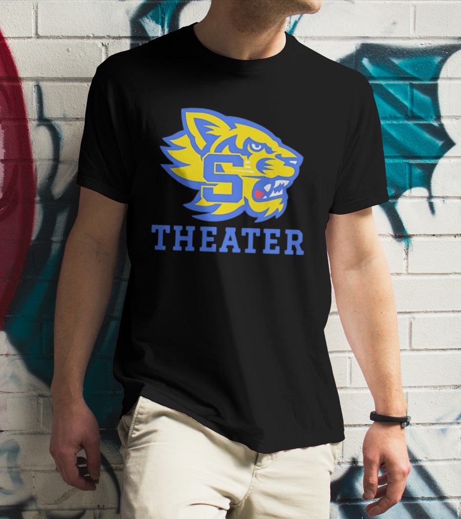 Sweetwater High School Theater Wildcat Head S T-Shirt