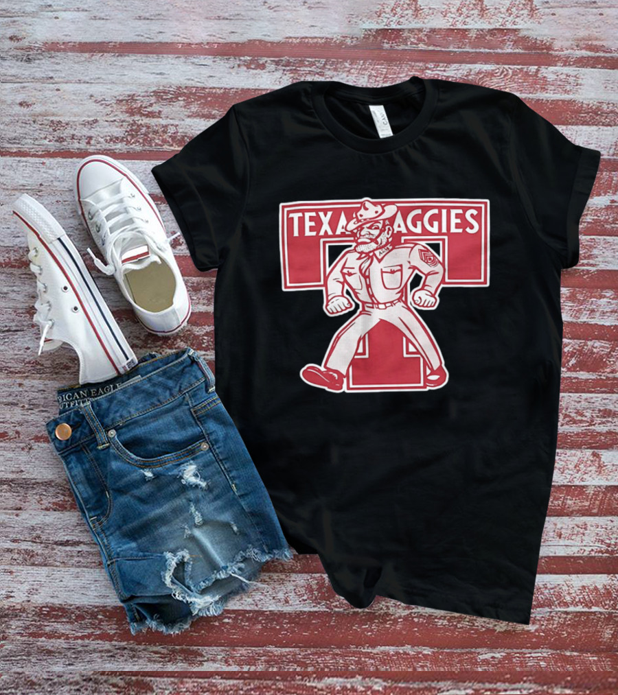 Texas Aggies Reveille Station Old Sarge AMT T-Shirt