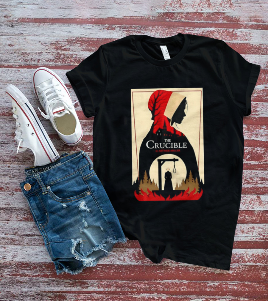 The Crucible By Arthur Miller Salem Witch Trials Hanging Scene T-Shirt