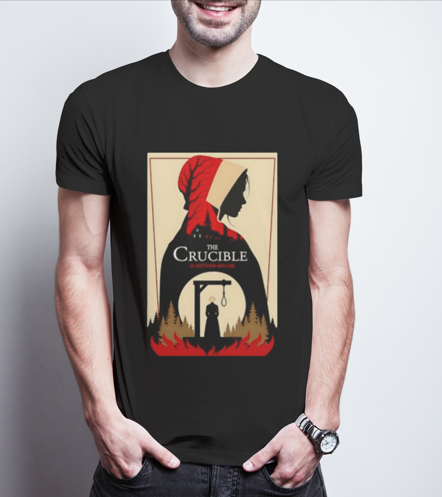 The Crucible By Arthur Miller Salem Witch Trials Hanging Scene T-Shirt