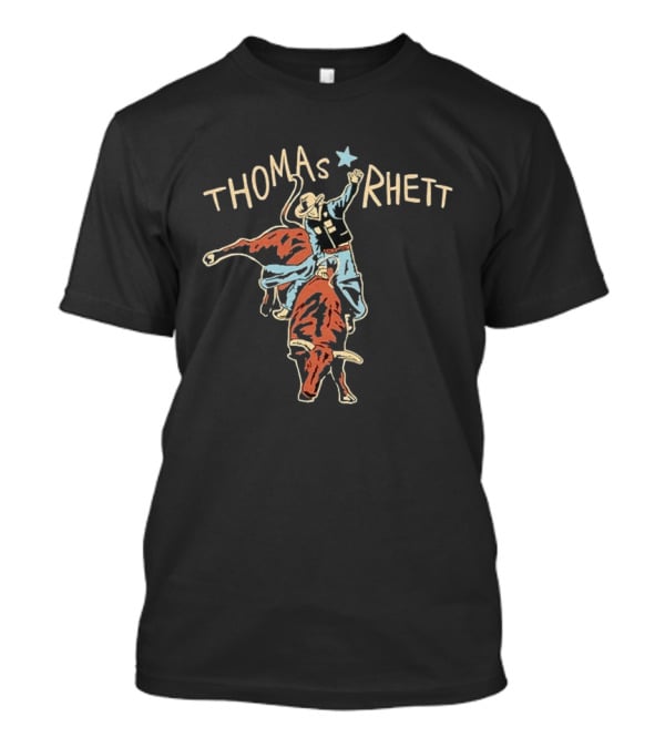 Thomas Rhett Rodeo Cowboy Bull Rider Star T-Shirt