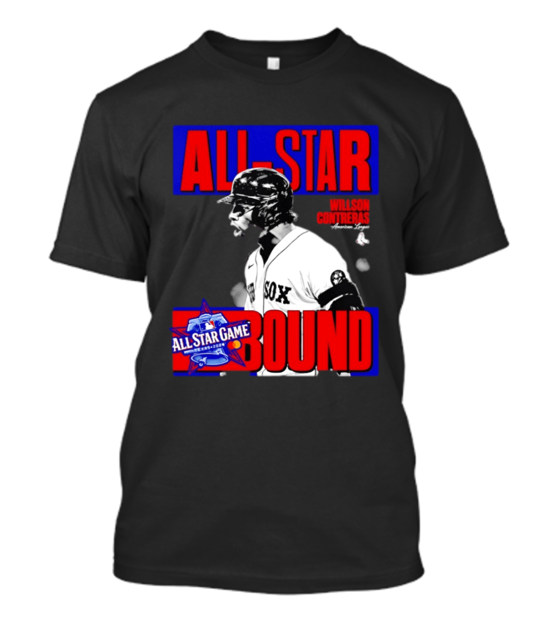 All Star Bound 2024 Willson Contreras Texas American League T-Shirt