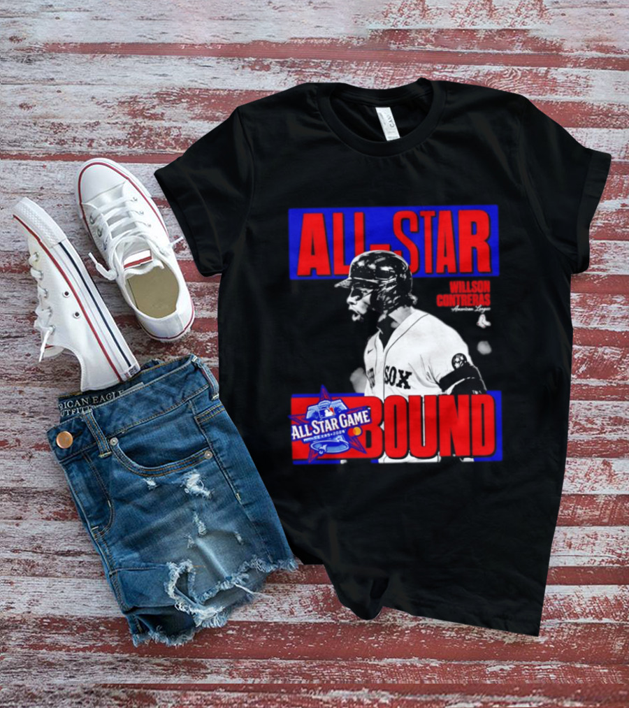All Star Bound 2024 Willson Contreras Texas American League T-Shirt