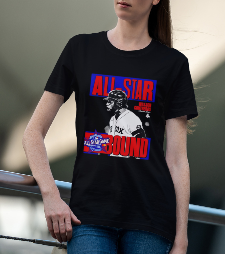 All Star Bound 2024 Willson Contreras Texas American League T-Shirt