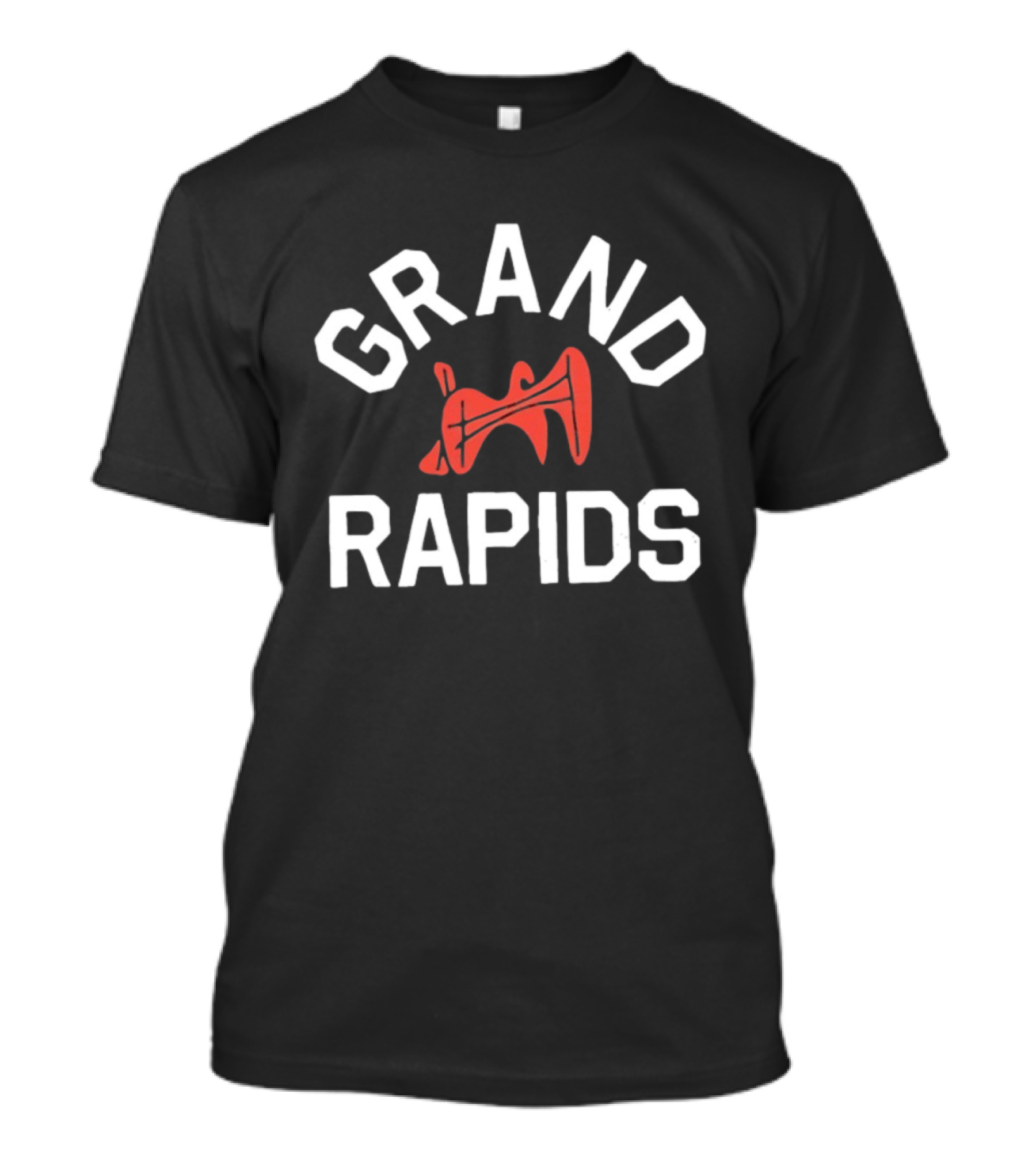 Grand Rapids Michigan City Travel Midwest Trombone T-Shirt