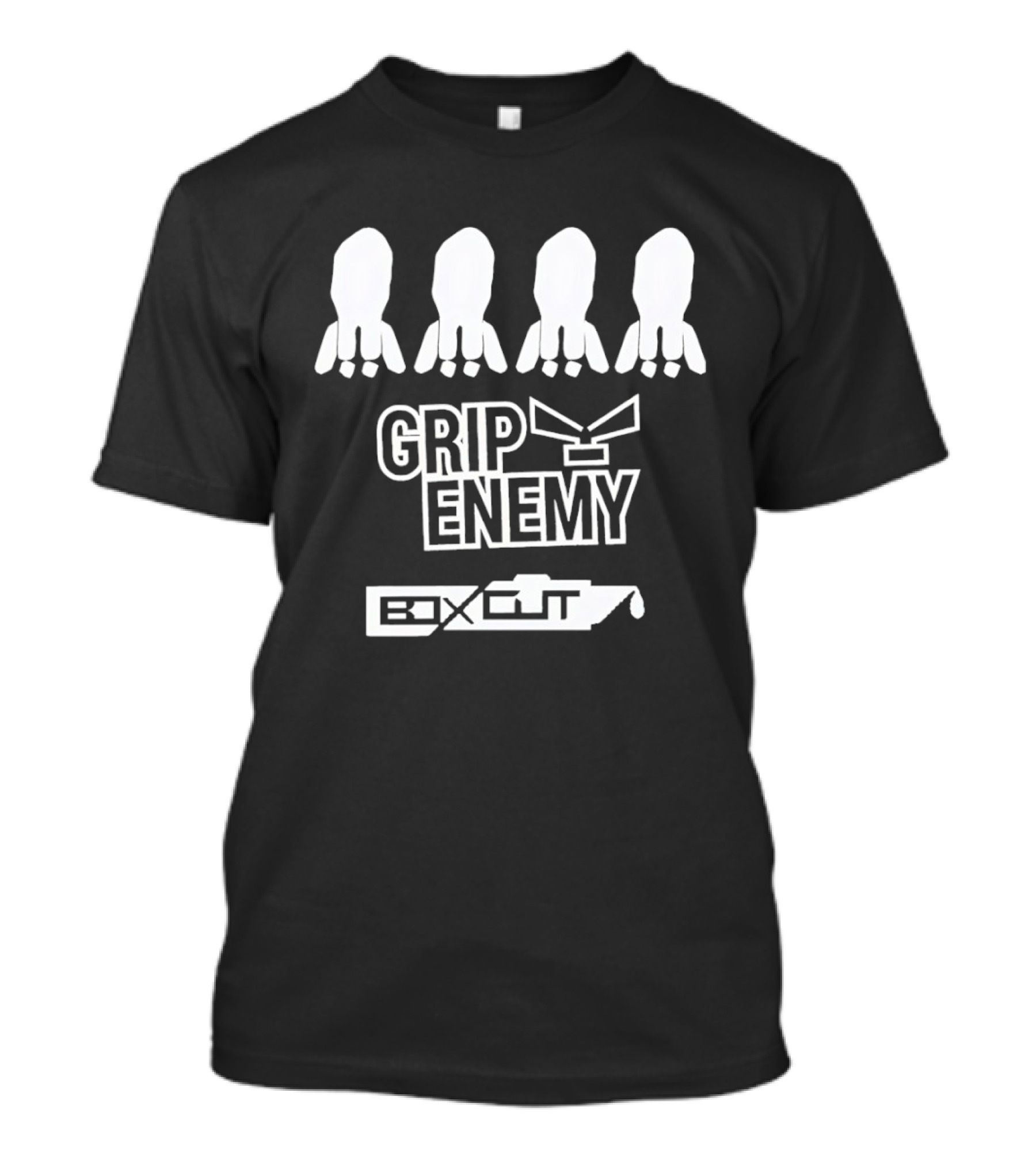 Grip Enemy Box Cut Urban Streetwear Octopus T-Shirt