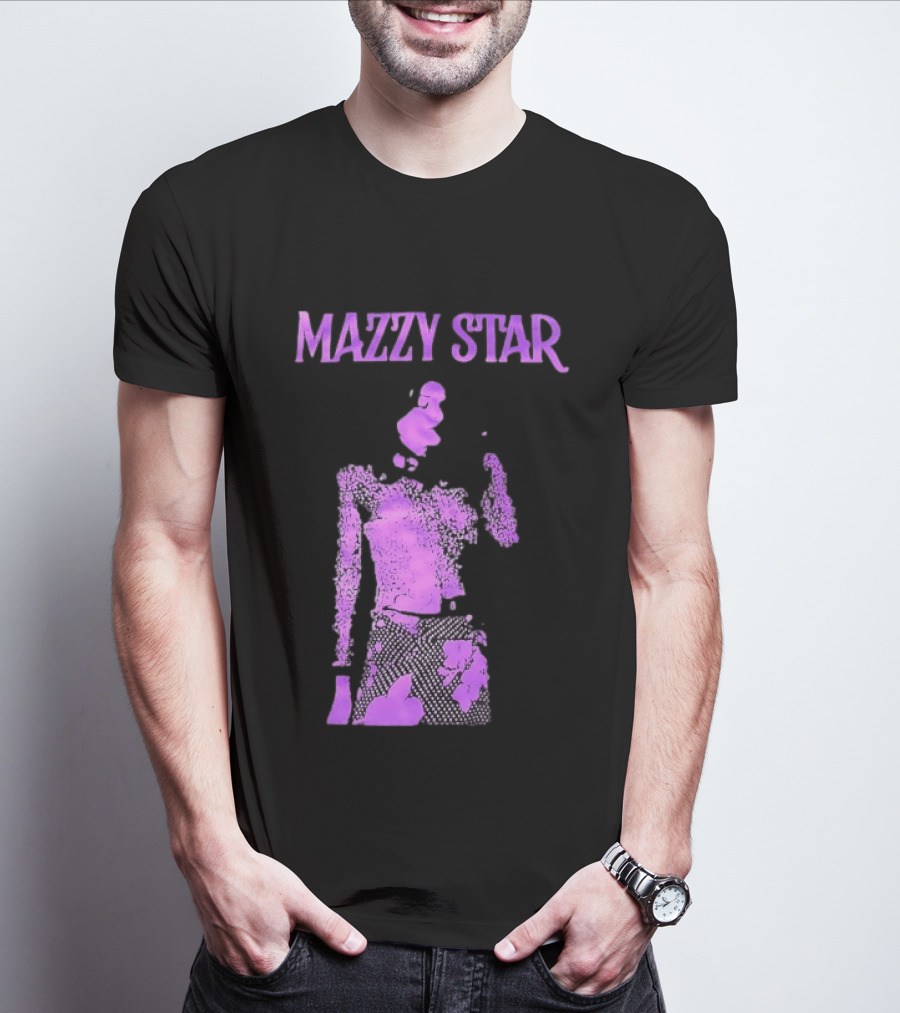 Mazzy Star Hope Sandoval Purple Aesthetic Alternative Rock T-Shirt