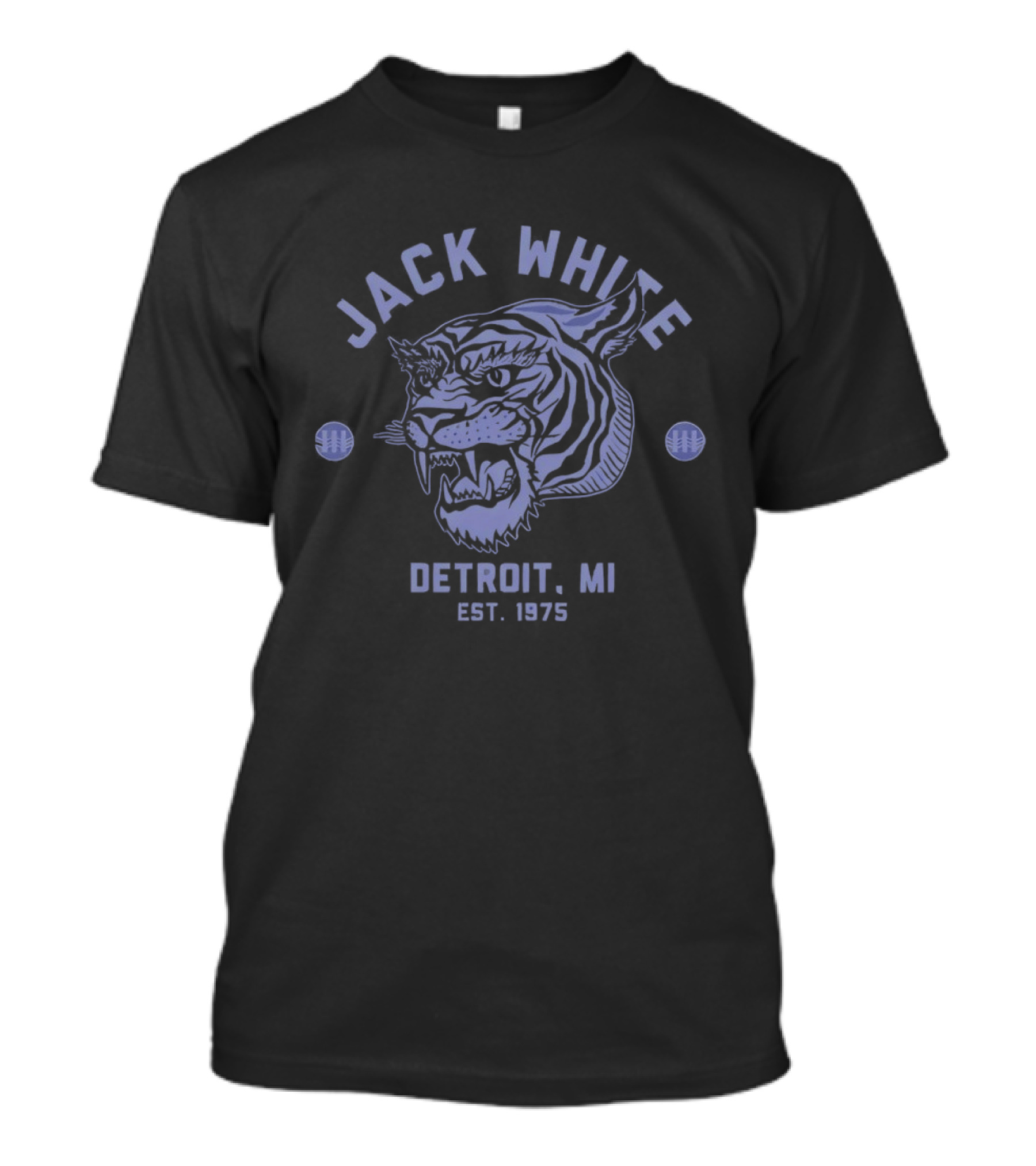 Jack White Detroit MI Tiger Head Est 1975 T-Shirt