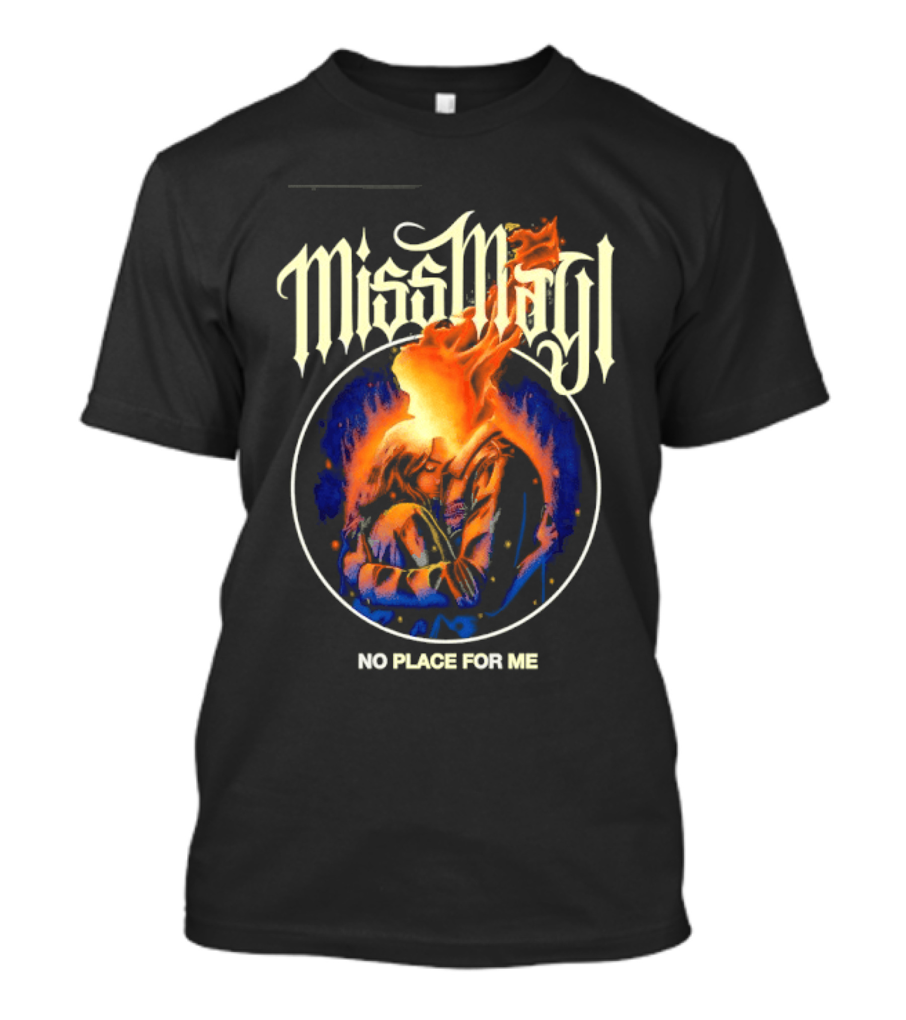 Miss May I No Place For Me Metalcore Band Fiery Circle T-Shirt
