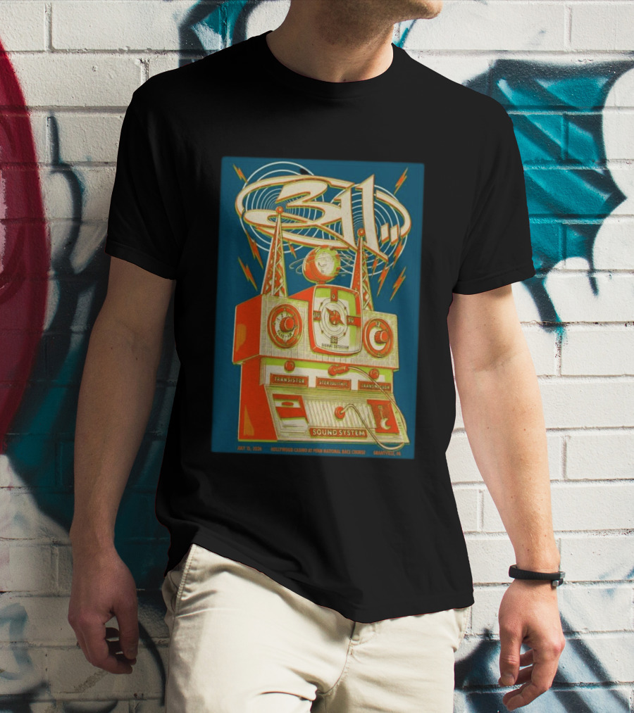 311 Grantville PA July 25 2026 Hollywood Casino Sound System T-Shirt