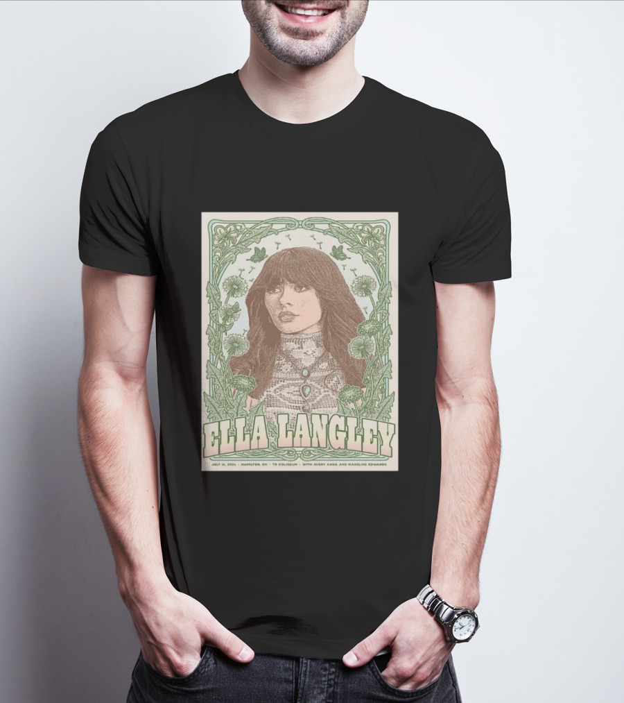Ella Langley July 16 2026 Hamilton TD Coliseum With Avery Anna Madeline Edwards T-Shirt