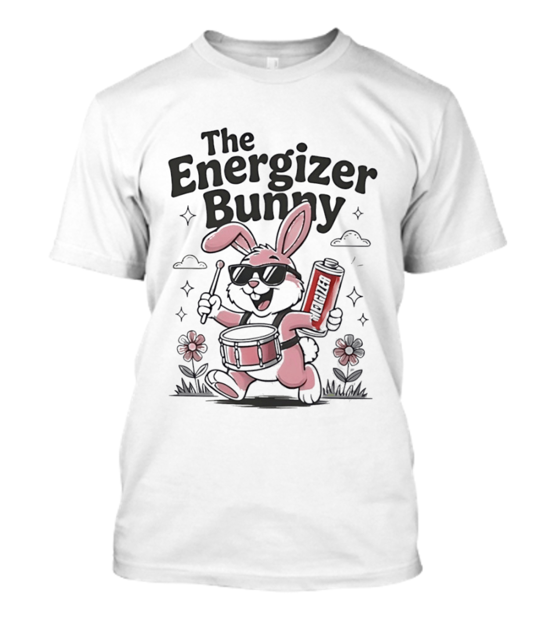 The Energizer Bunny Drummer Battery T-Shirt