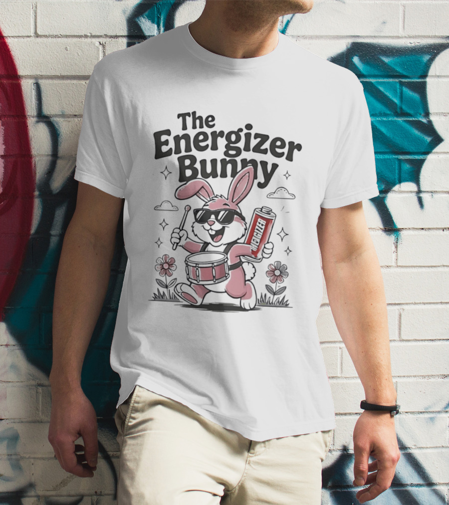 The Energizer Bunny Drummer Battery T-Shirt