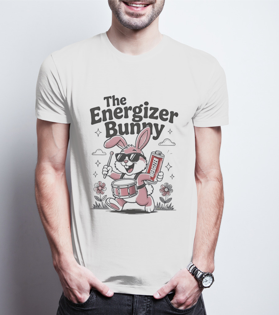 The Energizer Bunny Drummer Battery T-Shirt