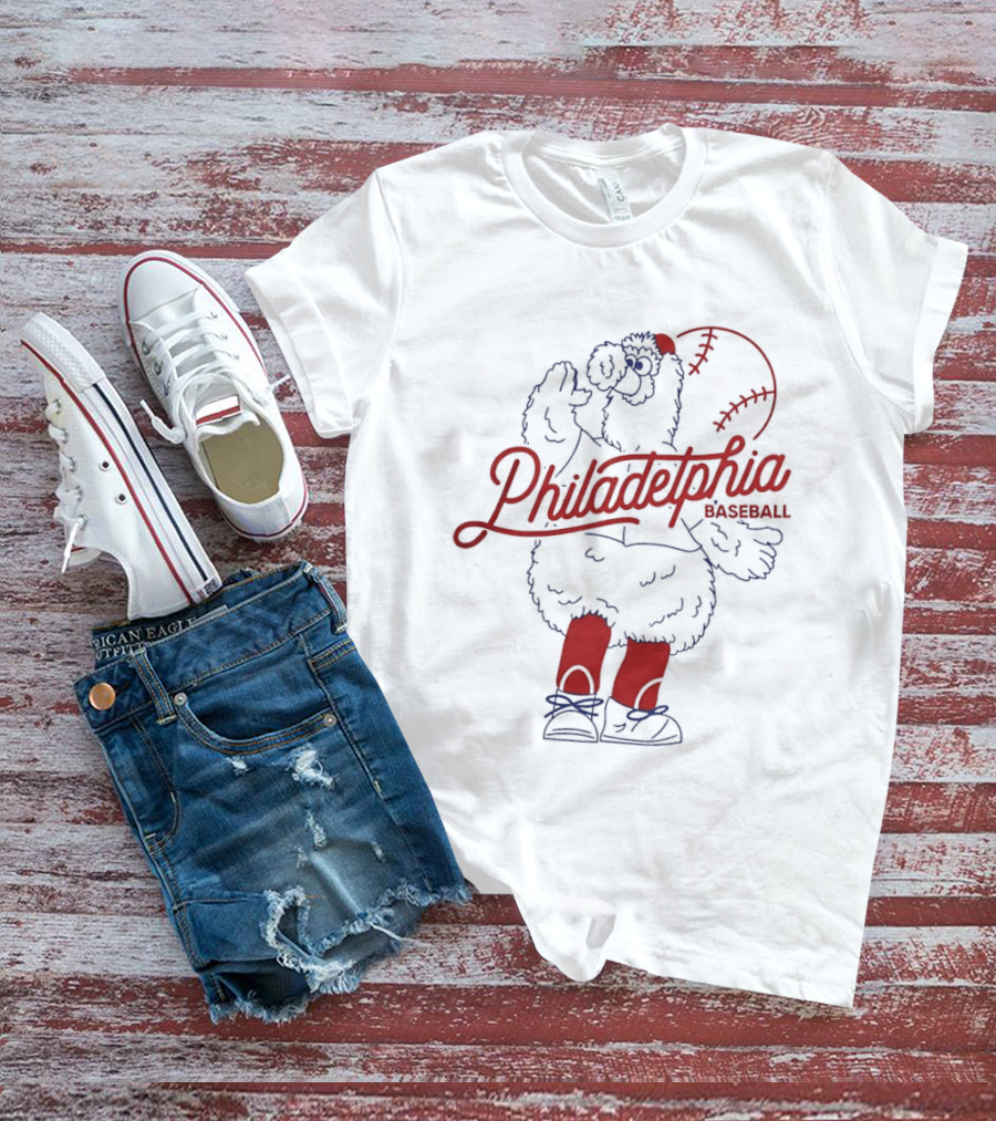 Philadelphia Phillies Phillie Phanatic Baseball T-Shirt