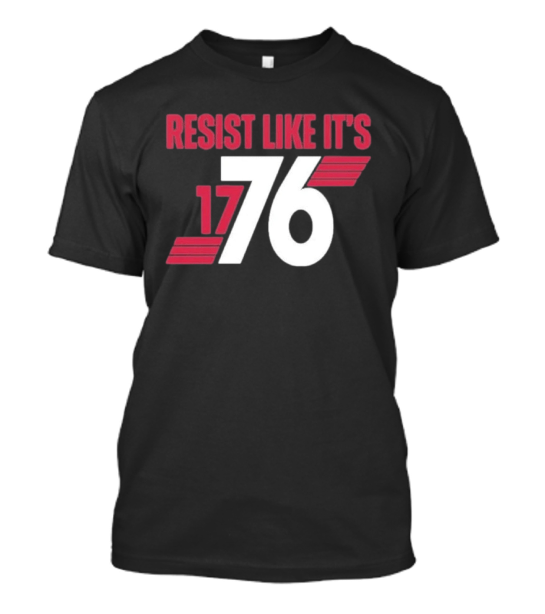 Resist Like It's 1776 Bold Vintage Red And White T-Shirt