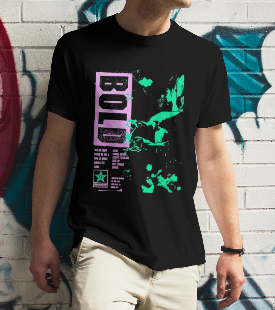 Revelation Records Talk Is Cheap Nailed To The X Positive Scene Unity Hardcore Punk T-Shirt